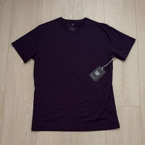 Mack Weldon Dark Purple Short Sleeve Tee